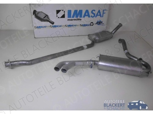 Auspuffset mitteltopf - auspuffset,