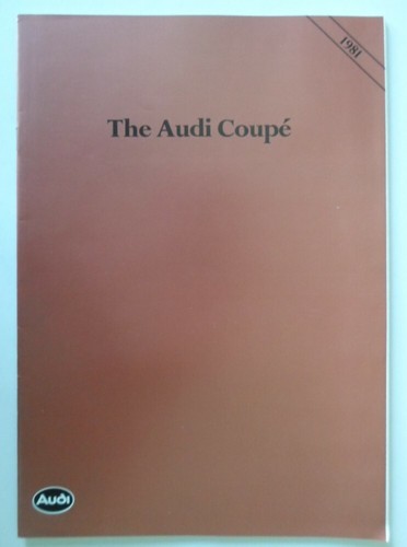 Audi coupe orig 1981 uk - orig,
