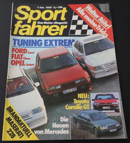 Sportfahrer 1985 mercedes - 1/1985, w